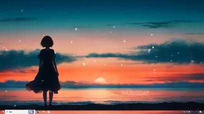 夕阳海边（主题）