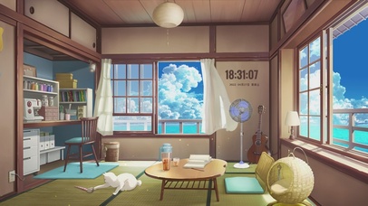 4K唯美治愈日系海景房