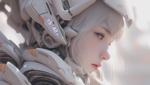 【机甲少女】科幻赛博朋克美女