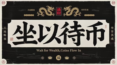 国潮坐以待币打工人