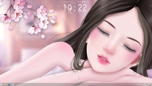 晨睡少女（含时钟、日历、天气）