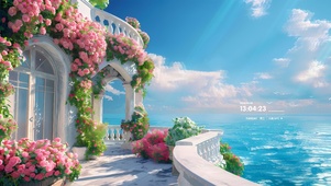 海景玫瑰花房