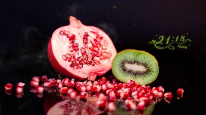 红石榴遇上猕猴桃