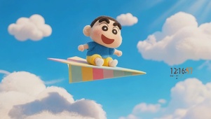 遨游天空的小新