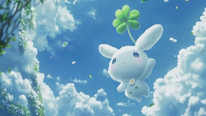 护眼简约AI可爱壁纸