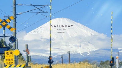 唯美治愈富士山