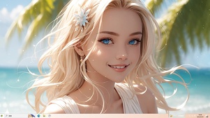 金发美少女 夏威夷甜美女神