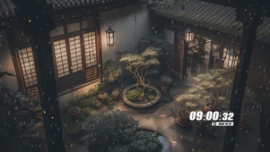 古风雨夜