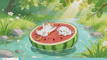 夏日一起玩耍