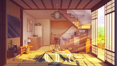 4K治愈午后日式房间