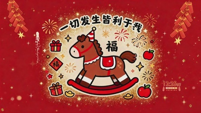 新年小马动态桌面