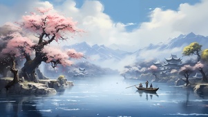 古风山水