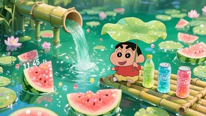 竹筏可爱小新