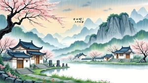 春雨 江南