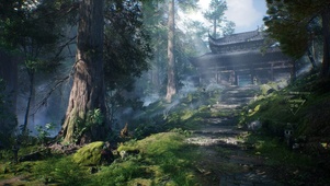 4K林间古寺