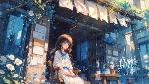 午后小院