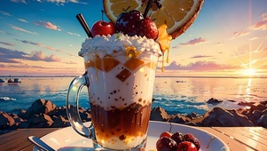 夏日海边甜品