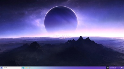 夜空 月光主题壁纸