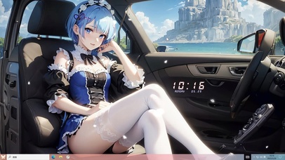 4k蓝色女仆纯欲蕾姆