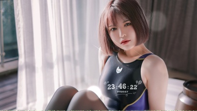 4K纯欲性感短发美女