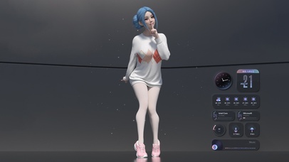 4K性感白丝美少女