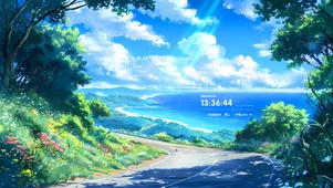 沿海森林小路