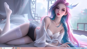 清纯治愈女孩