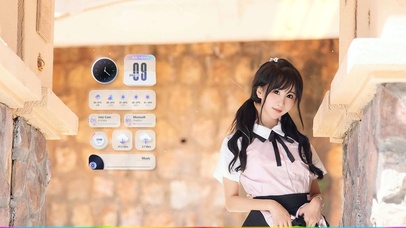 清纯JK双马尾美女