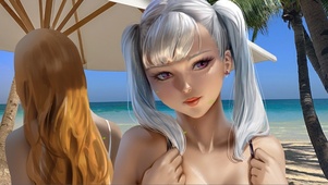 海边美少女