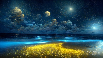 温柔的金色海线