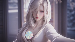 可爱睡衣女孩