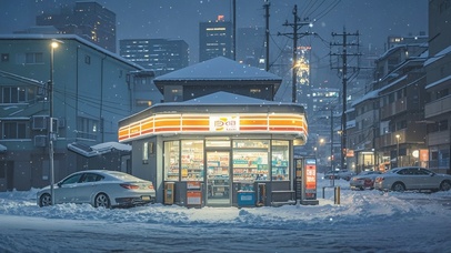 冬夜便利店