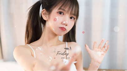 性感双马尾学妹