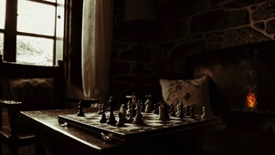 阴天古典乐中的棋局