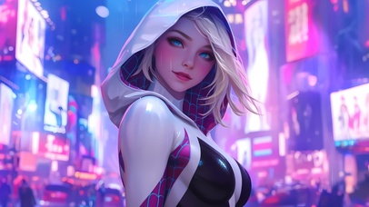 朋克雨夜格温
