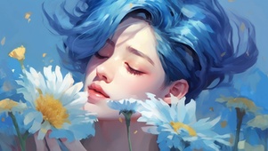 花与少女