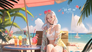 沙滩美女