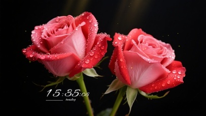 简约唯美玫瑰桌面