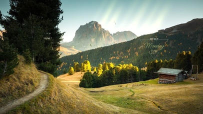 唯美治愈山中田野小路