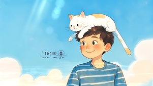 少年与猫