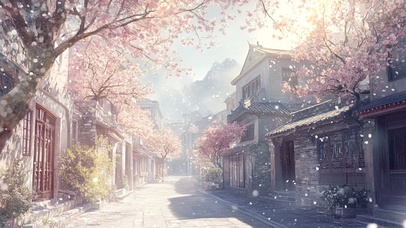 午后的落英缤纷