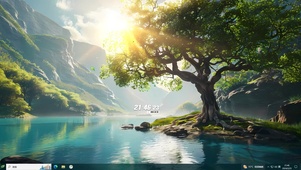 阳光湖泊