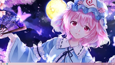   西行寺幽幽子 4k动漫壁纸