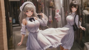 两个可爱女孩