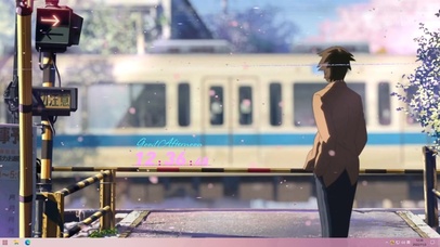 日漫秒速五厘米初恋樱花释怀动态