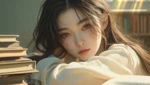 4K夏日休闲慵懒美女 午后37