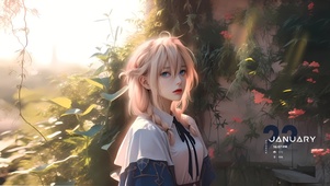 清冷忧郁少女