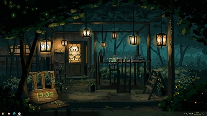 静谧院子【6K含时间、动效】