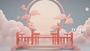 简约壁纸月圆