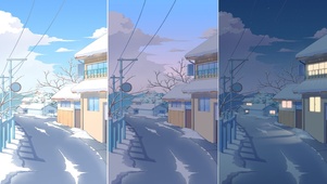 宁静的雪季